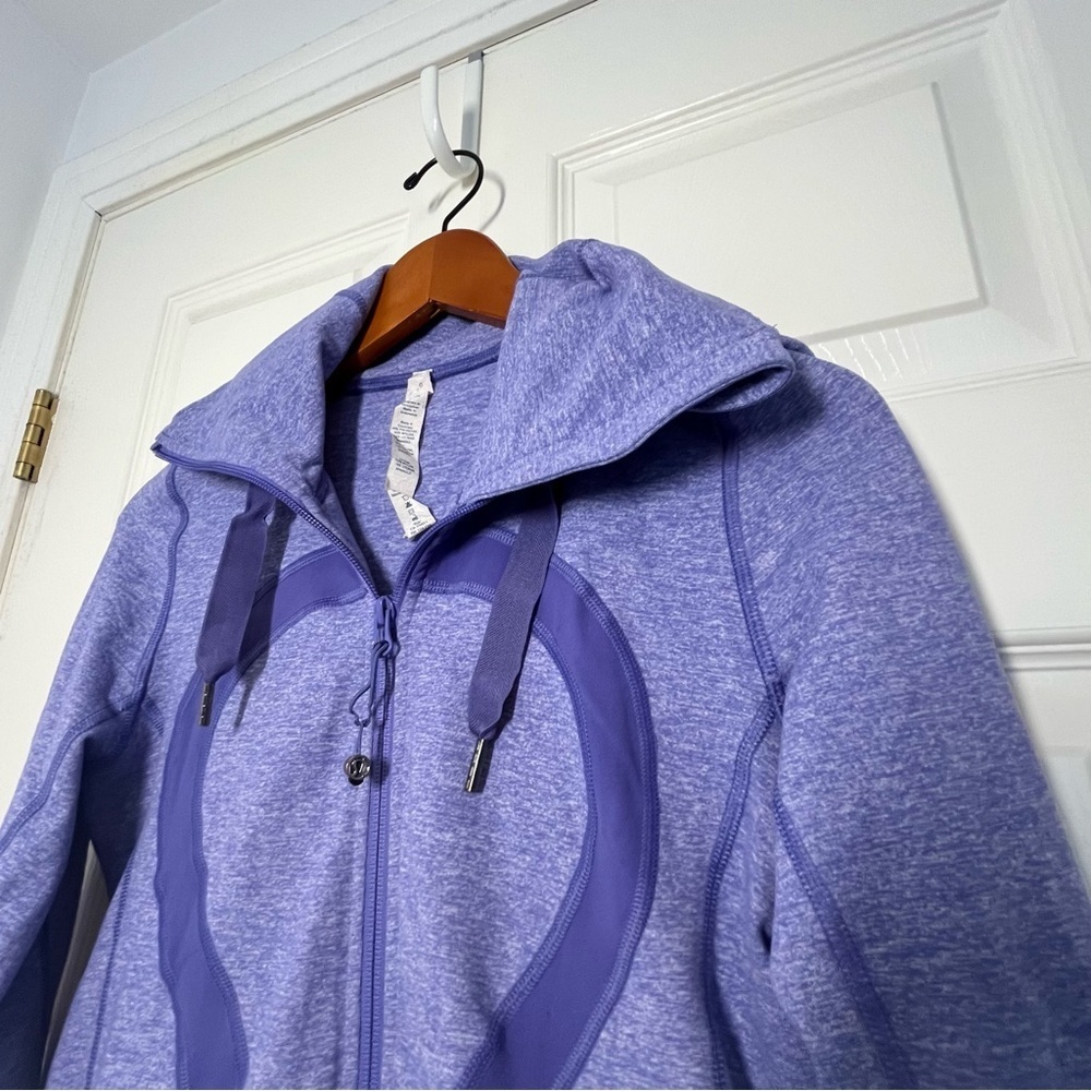 lululemon athletica Women's Stride Two-Tone Purple Utility Jacket Size 6 - Picture 4 of 9